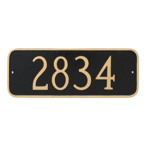 Rectangle Address Plaque Sign