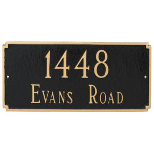 Madison Standard Two Line Address Sign Plaque