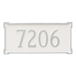 New Yorker Standard One Line Address Sign Plaque