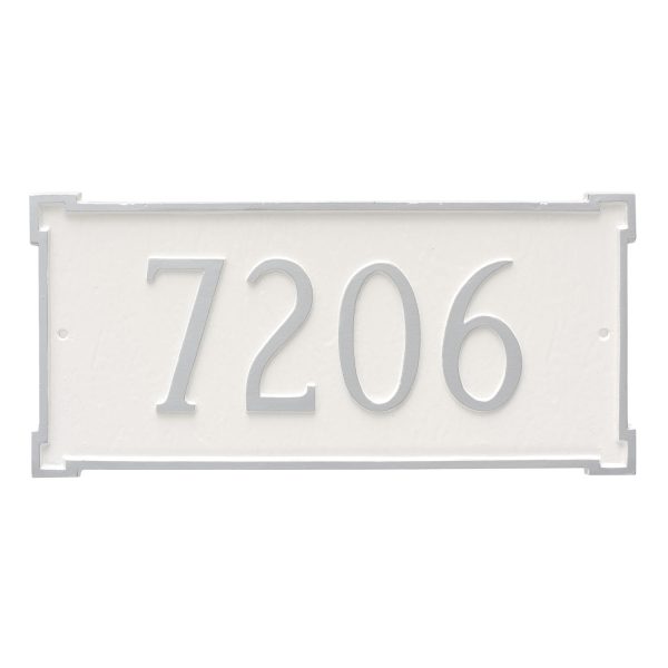 New Yorker Standard One Line Address Sign Plaque