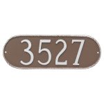 Rope Oblong Address Sign Plaque