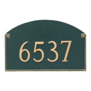 Georgetown Estate One Line Address Sign Plaque