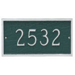 Classic Rectangle Petite Address Sign Plaque