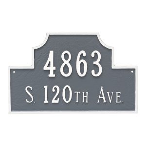 Beckford Estate Two Line Address Sign Plaque