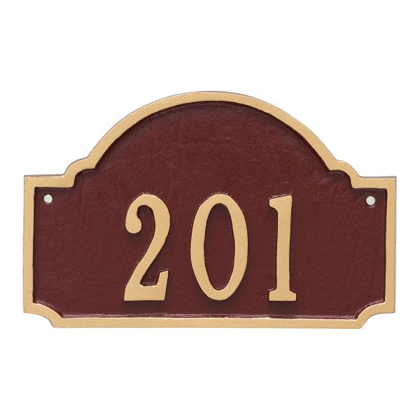 Fitzgerald Petite Address Sign Plaque