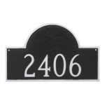 Classic Arch Large One Line Address Sign Plaque