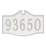 Colonial Standard One Line Address Sign Plaque