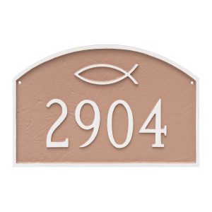 Ichthus Prestige Arch Standard Address Sign Plaque