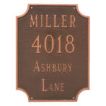 Waterford Multi Line Address Sign Plaque