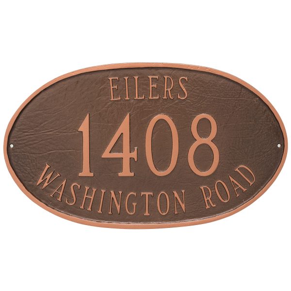 Montgomery Address Sign Plaque