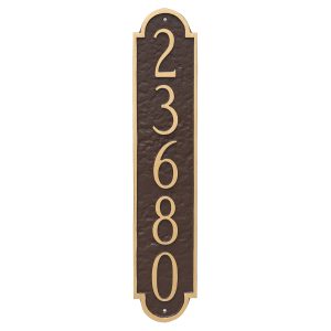 Rockford Column Address Sign Plaque