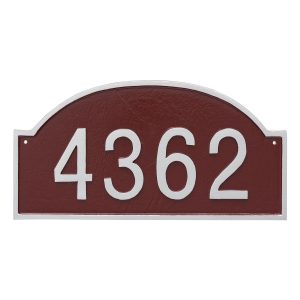 Dover Arch One Line Standard Address Sign Plaque