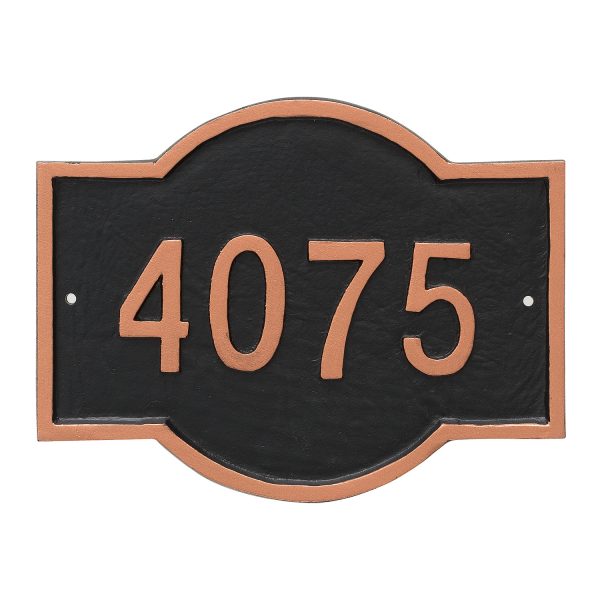 Canterbury Rectangle Petite Address Sign Plaque