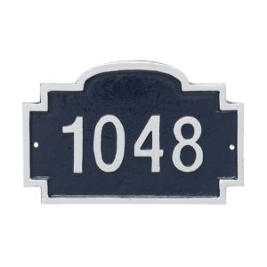 Chesterfield Petite Address Sign Plaque