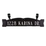 3.25" x 14.75" Cast Aluminum One Line Ladder Rest Sign