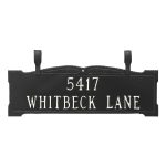 4.75" x 14.75" Cast Aluminum Two Line Ladder Rest Sign