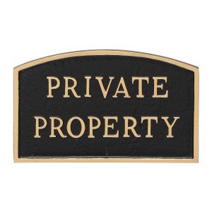 Private' Statement Signs – The Address Number Store