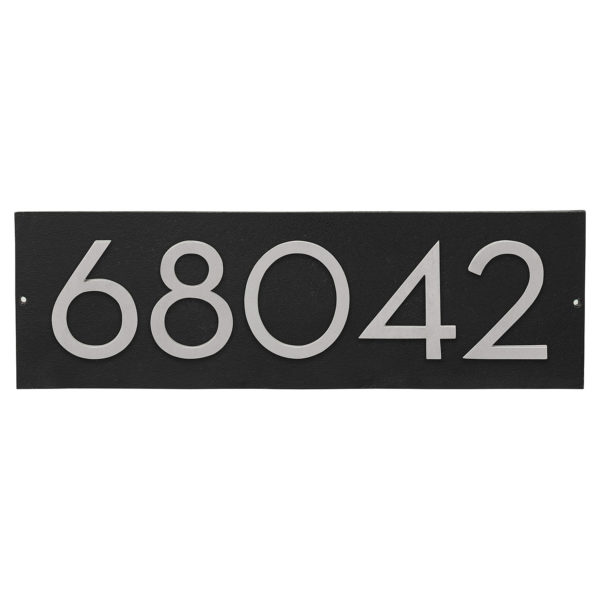Floating Modern 3" Number Horizontal Address Plaque (5 digits)