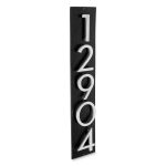 Floating Modern 4" Number Vertical Address Plaque (5 digits)