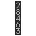 Floating Modern 3" Number Vertical Address Plaque (5 digits)