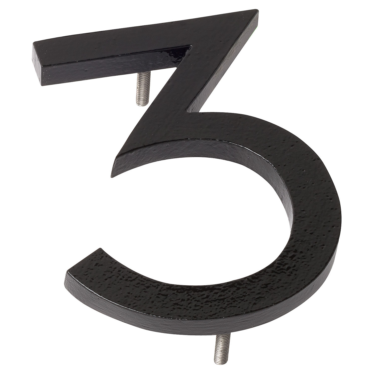 4 Inch Brushed Aluminum Metal Door Numbers