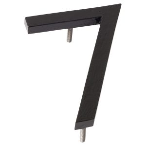 24" Black Aluminum floating or flat Modern House Numbers 0-9