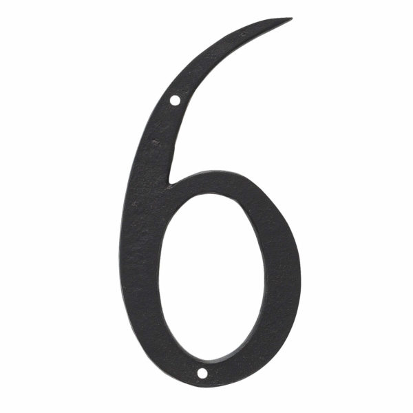 10" Standard House Number in Black or White