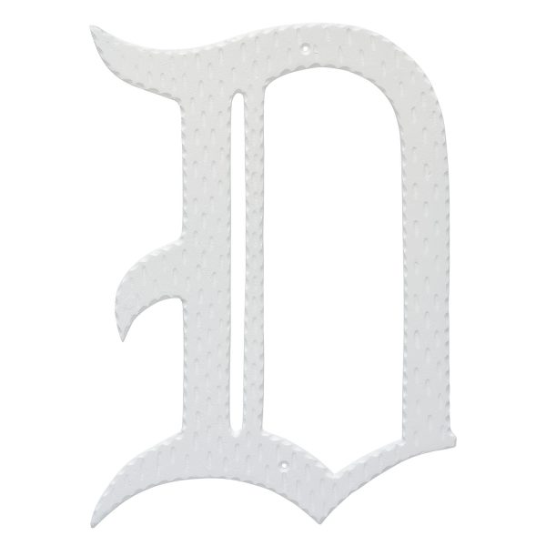 16" Home Accent Individual Monogram Letters A-Z White