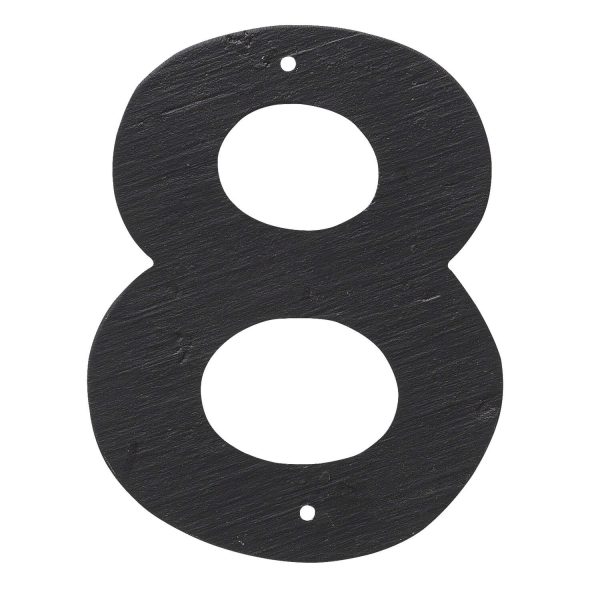 10" Helvetica House Number in Black or White